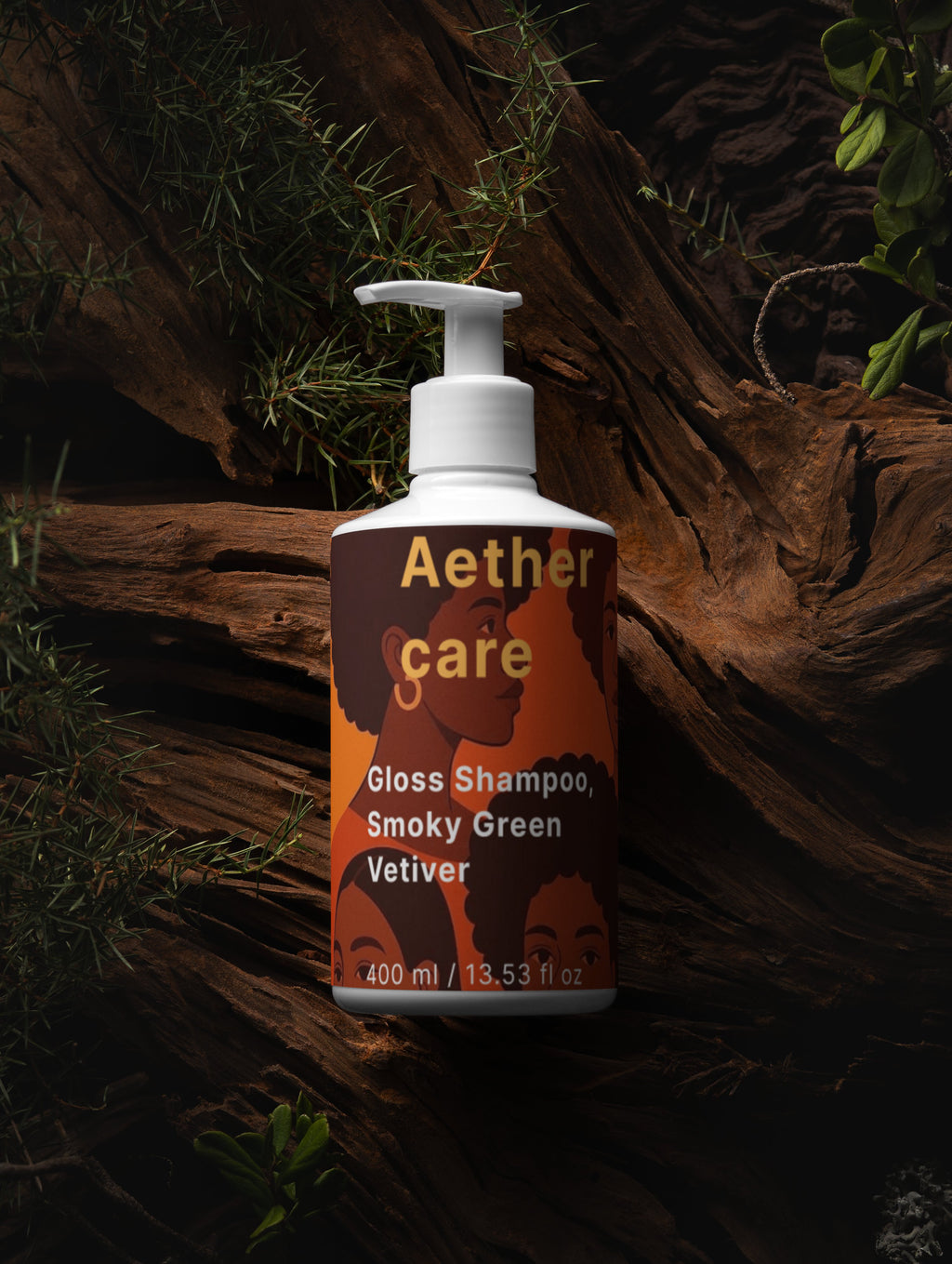 Gloss Shampoo, Smoky Green Vetiver