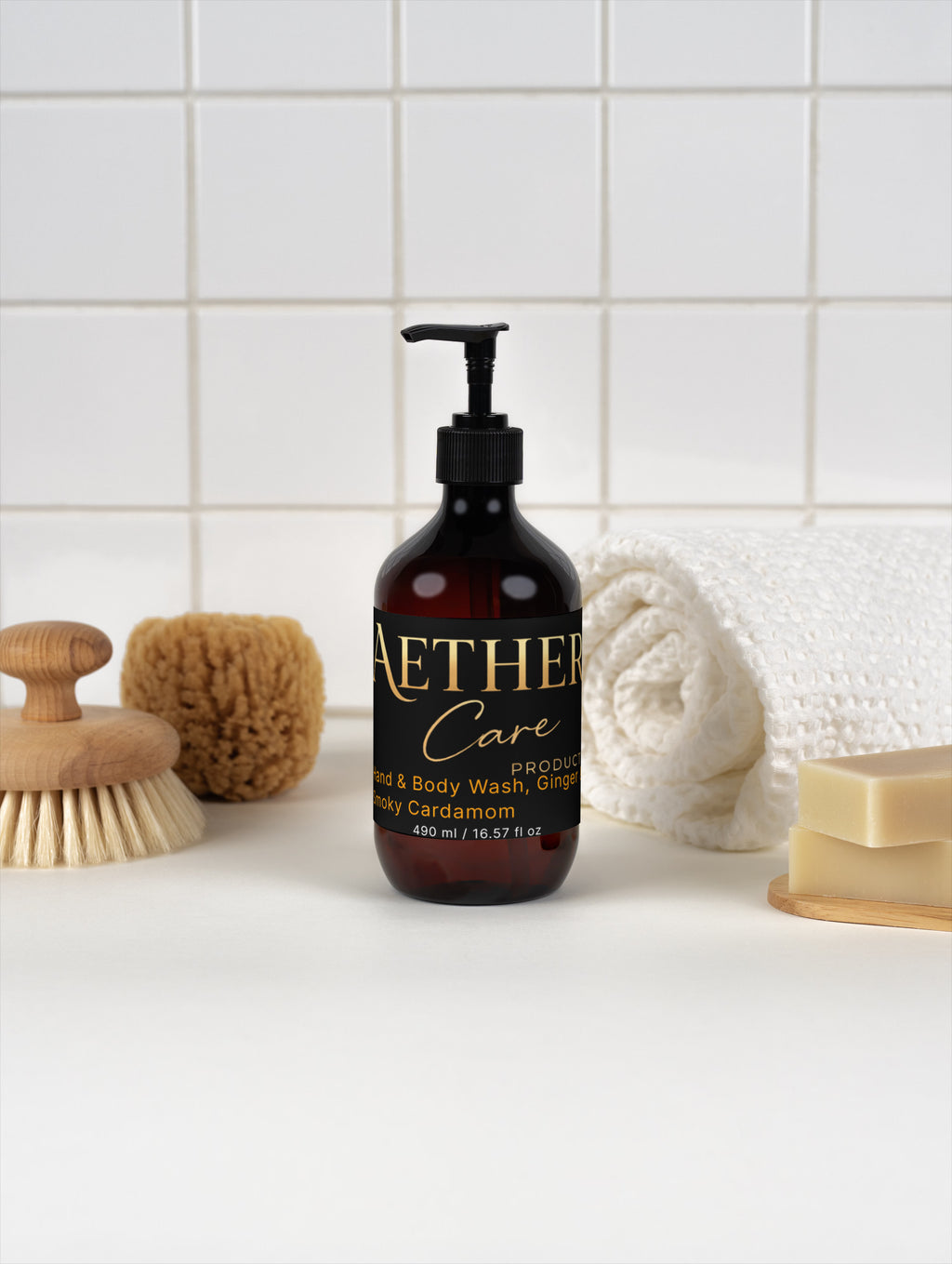 Hand & Body Wash, Ginger & Smoky Cardamom