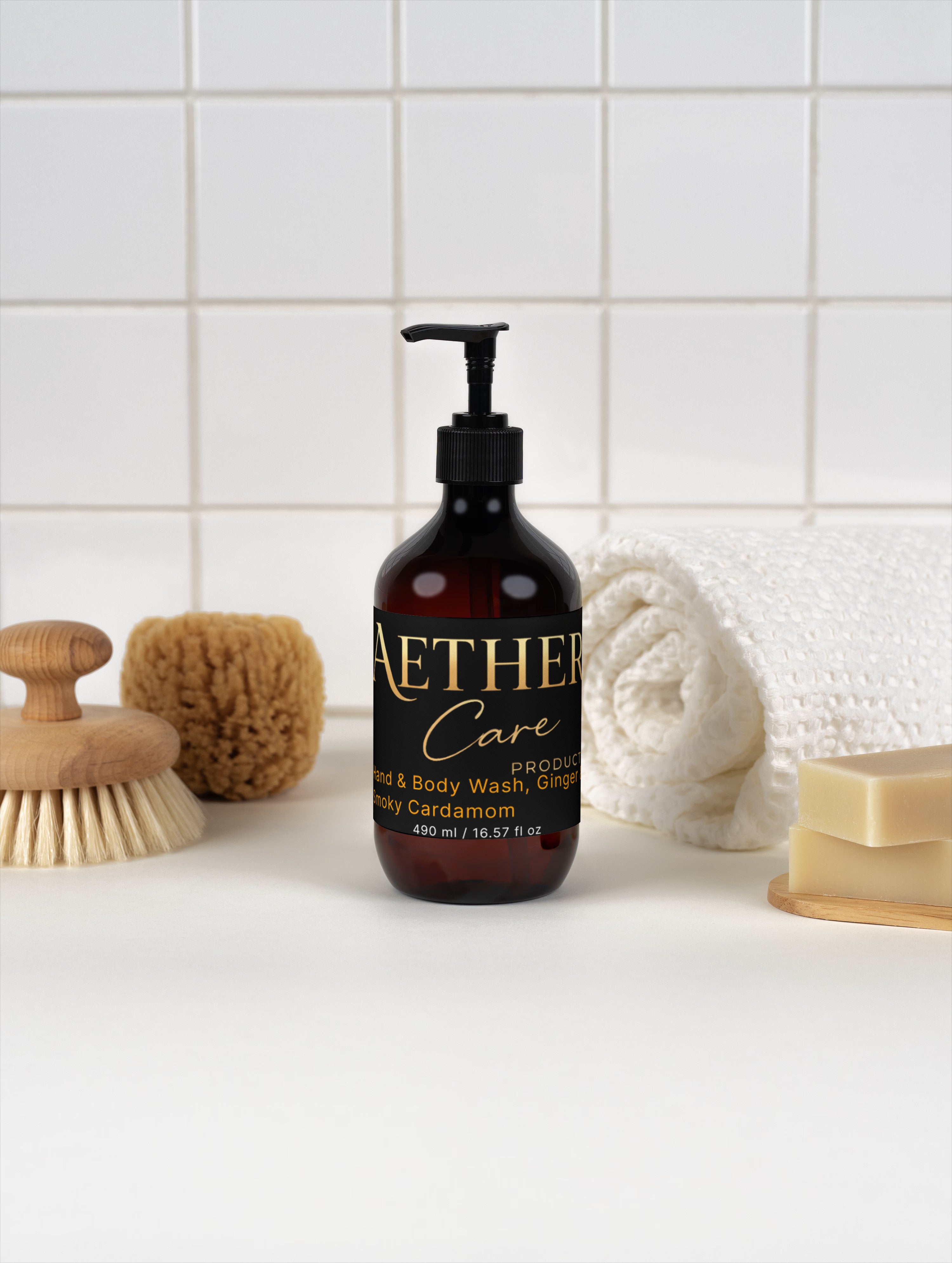 Hand & Body Wash, Ginger & Smoky Cardamom