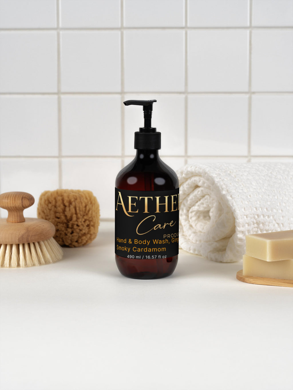Hand & Body Wash, Ginger & Smoky Cardamom